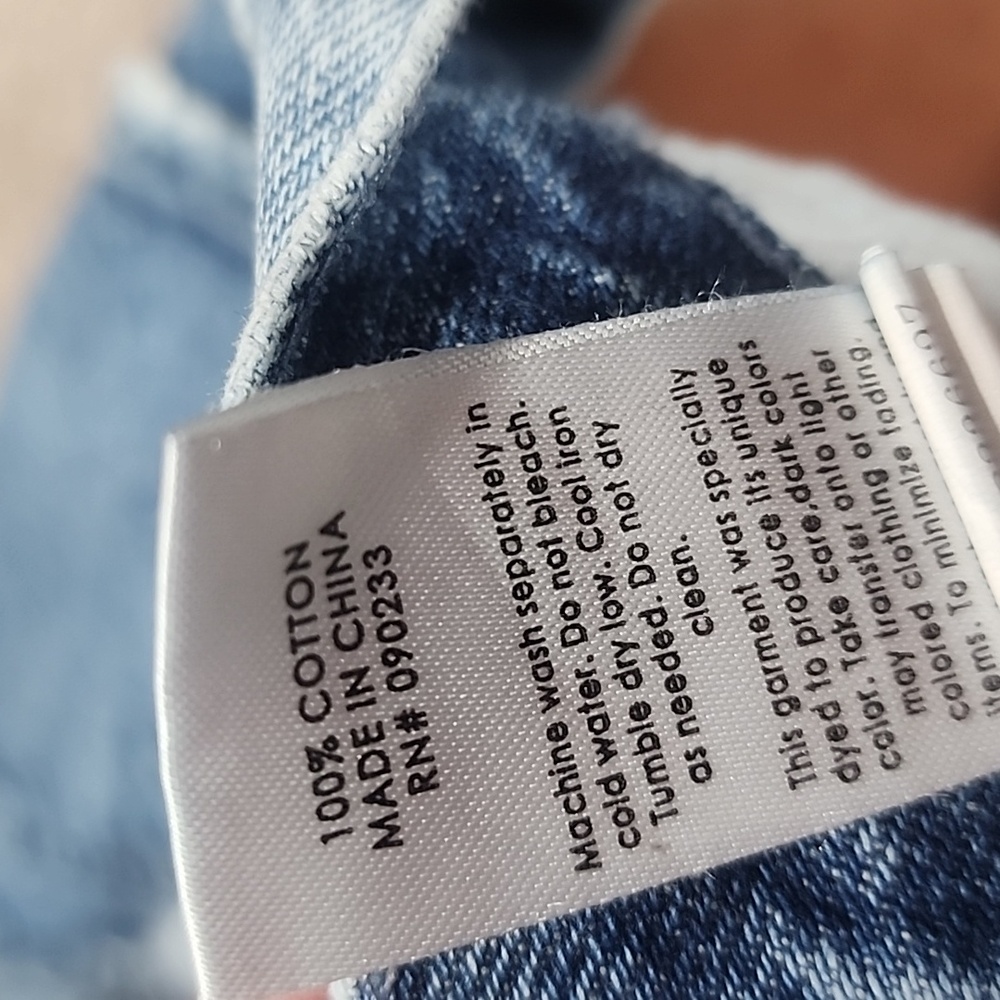 PacSun Blue Jean Shorts Distressed Casual. 25 - Picture 7 of 8